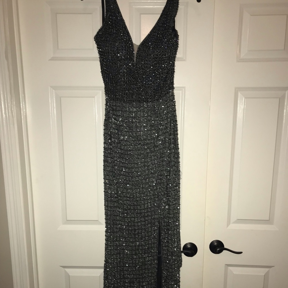 Emerald Green Prom Dress - Picture 4 of 8